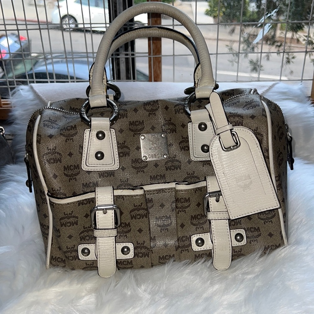 MCM Handbag Canvas‎ & Leather